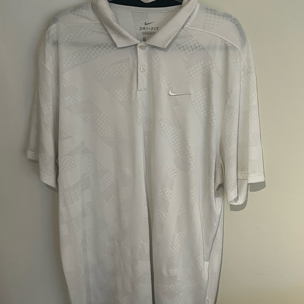 Nike Men's White Polo Shirt